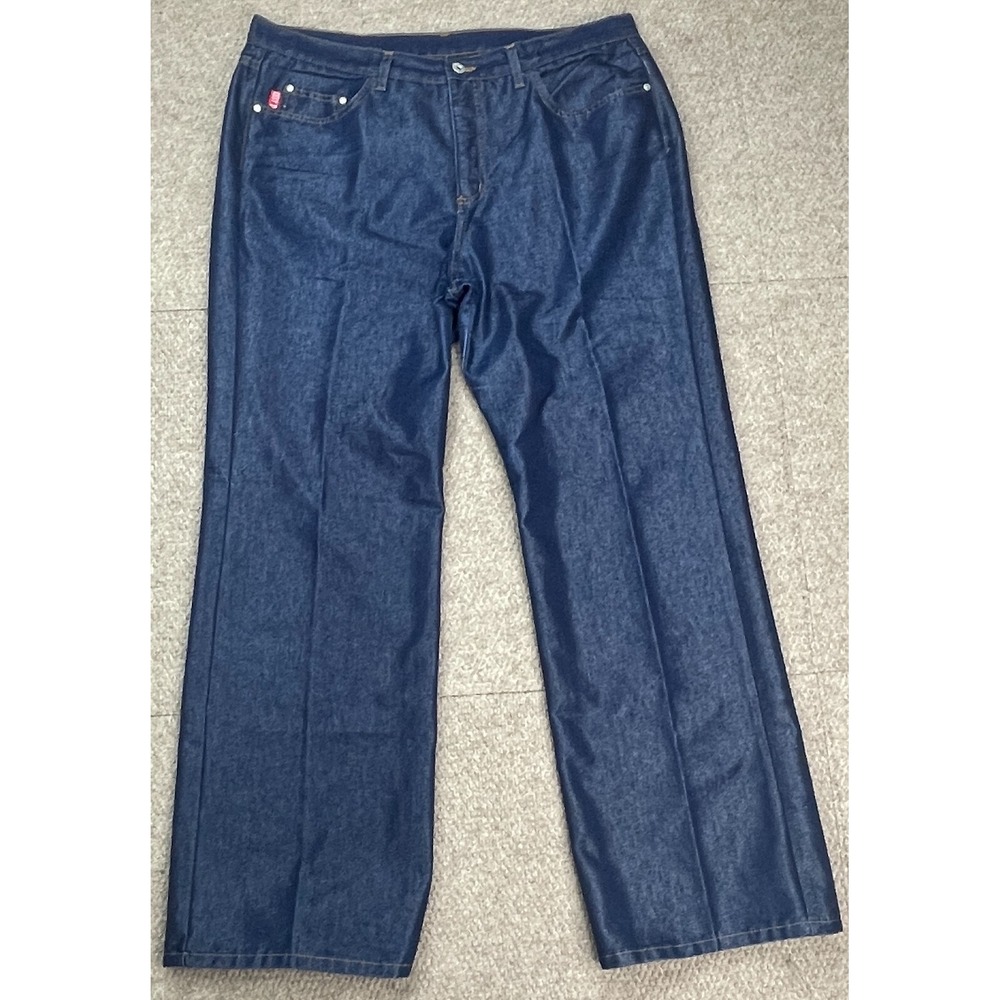 C'est Toi Made In USA Women's Wide Leg 5 Pocket Denim Jeans Size XX Large